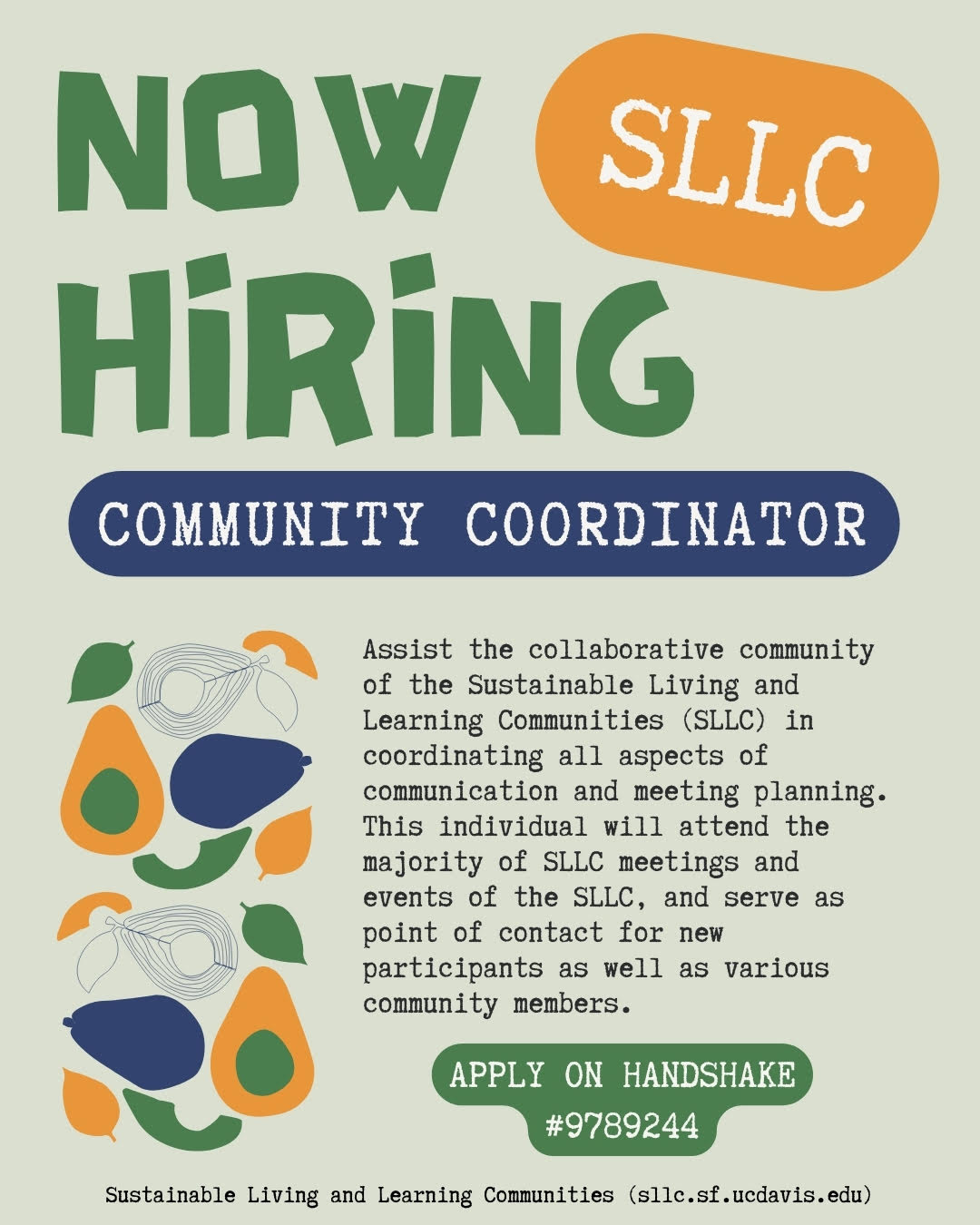 Now Hiring SLLC Community Coordinator